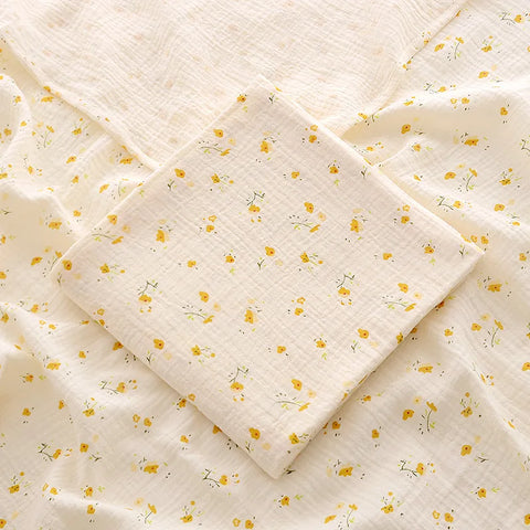 100X100cm Baby Receive Blanket for Newborn Cotton Muslin Swaddle Blanket Bedding Infant Bath Towel Baby Items Mother Kids