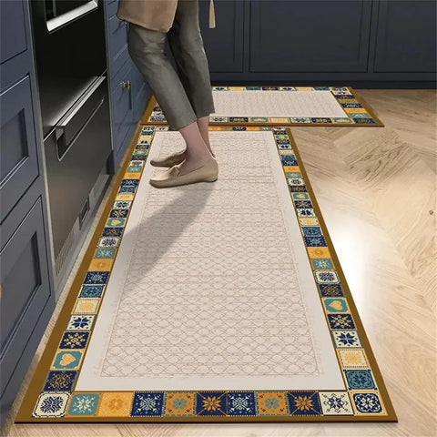 Non-slip Kitchen Carpets for Living Room Long Area Rug Kitchen Floor Mat Carpets Entrance Door Mat Home Decor Alfombra Tapis 러그