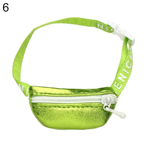 Fashion Handmand Doll Belt Bag For 1/11 OB11 Dolls DIY Doll Toys Backpack 1/6 1/8 1/12 BJD Dolls Bag Accessories