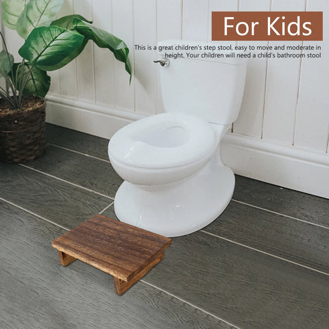 Vintage Wood Step Stool Mini Get Up Bedroom Bathroom Living Room For Adults Kids