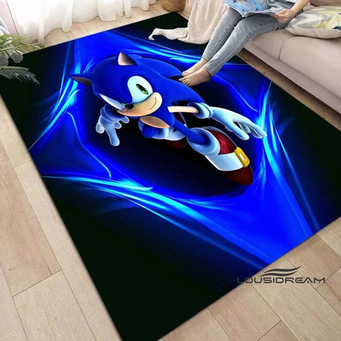 Anime Characters S-Sonic Carpet for Living Room Home Sofa Decoration,Children Game Large Decor Floor Mat Yoga Mat Large Carpet