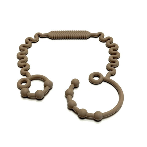 Versatile Teething Toy Bottle Holder Silicone Strap Practical & Reliable Teether Toy Tethers for Pushchair High Chair