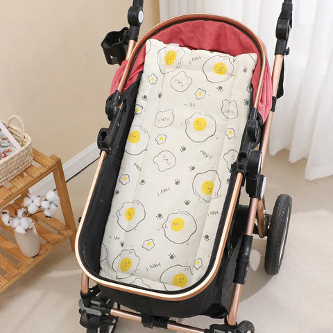 Baby Stroller Seat Cushion Soft Mattress Kids Pushchair Car Mat Stroller Accessories