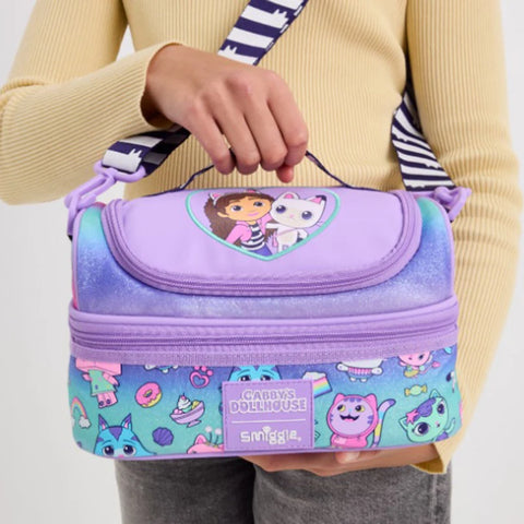 New Original Australia Smiggle Children Schoolbag Girl Gabby Shoulder Backpack Meal Bag Modeling Bags 14 Inch New Semester Gifts