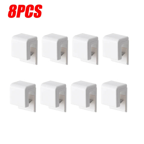 1-100PCS Pieces Toothpaste Holder No Punch Facial Wash Holder Bathroom Wall Mounted Multifunctional Toothpaste Holder