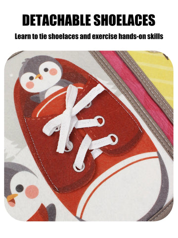 1PCS Soft Baby Book Montessori early education quiet cloth book Learning Toys for Babies 0-6 Months and Up Enlightenment Puzzle