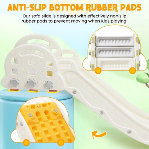 Kids Sofa Slide Climbing Slide for Bed Sofa Stair for Kids Toddlers Boy Girl Adjustable Toy Slide Climber Playset Toy Playground