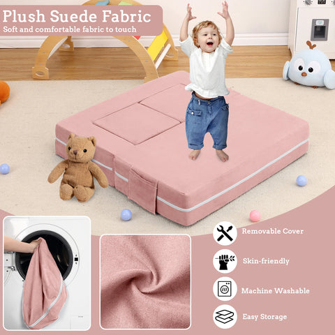 3 Pcs Modular Toddler Couch,Toddler Couch Kids Sofa for Playing,Creativity,Child Chair Sofa Bedroom and Playroom for Playroom