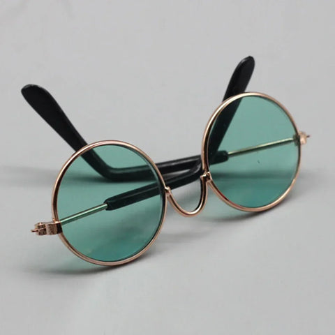 For Labubu Fashion Gradient Sunglasses 17cm Mini Doll'S Clothes Outfit for Labubu Idol BJD Cool Glasses Doll Accessories