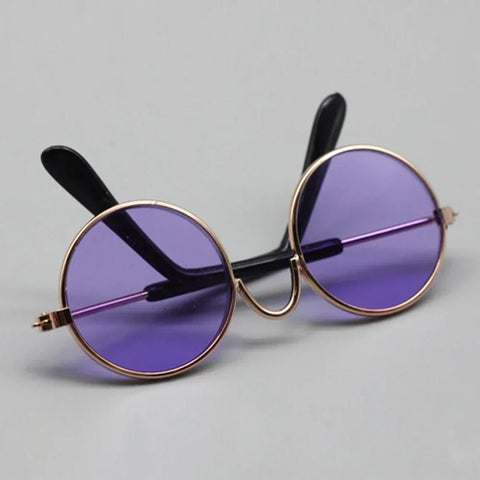For Labubu Fashion Gradient Sunglasses 17cm Mini Doll'S Clothes Outfit for Labubu Idol BJD Cool Glasses Doll Accessories