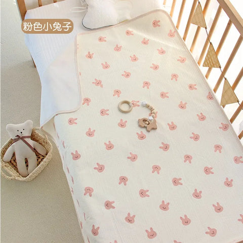 Waterproof Washable Mattress Urine Mat for Baby Toddlers Cute Cartoon Bed Protector Diaper Bedding Urine Pads Cloth Breathable