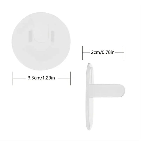 10pcs Outlet Covers, American Standard Baby Proofing Safety Child Secure Electric Plug Protectors
