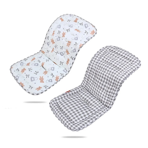 Comfortable Cotton Baby Stroller Pad Four Seasons General Soft Seat Cushion Child Cart Seat Mat Kids Pushchair Cushion For 0-27M