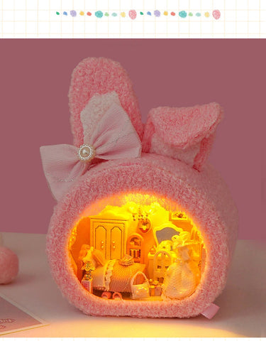 Mini Dollhouse miniatures Diy Doll House Miniaturas Maison sylvanian Home de muñecas Children Birthday Christmas r Gifts