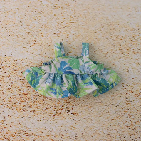 Hawaii Summer Beach Style Clothes For labubu 3.0 v1/v2/v3 clothes outfits For Ropa labubu Doll Clothes Accessories