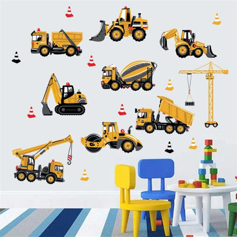 3D Cartoon Cars 2 Wall Stickers For Kid's Room Kindergarten Bedroom Living Room Wall Decoration  Lightning McQueen Stickers