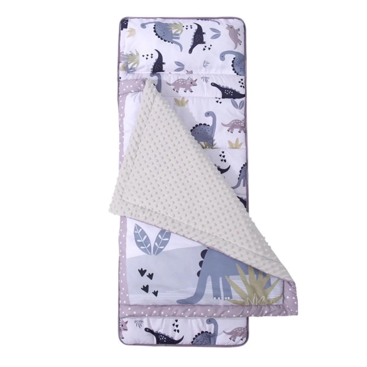 New Toddler Nap Mat With Removable Pillow And Plush Blanket For Ages 1-6 - Roll-Up Design Great For Preschoolers Daycare