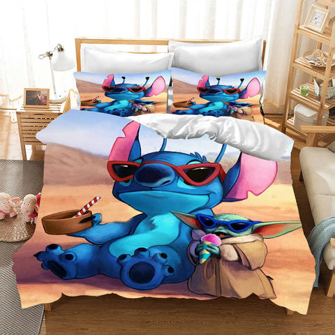 Duvet Cover Set Bedding Comforter Sets King Size  3D Children'S Bedding Set 3-Piece 1 Quilt Cover Stitch
