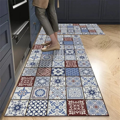 Non-slip Kitchen Carpets for Living Room Long Area Rug Kitchen Floor Mat Carpets Entrance Door Mat Home Decor Alfombra Tapis 러그