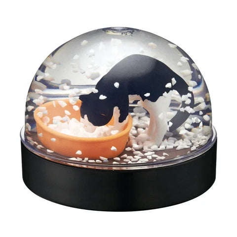 Kawaii Capsule Toys KITAN WaterDomeFactory Cute Cat Litter Snow Globe Tiger Calico Kitten Anime Miniature Decor Gashapon Figures