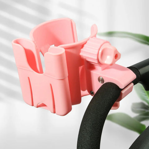 Phone Cup Holder for Baby Carriage 360 Rotate Coffee Milk Water Bottle Support Adjustable Baby Pram Stroller Accessories