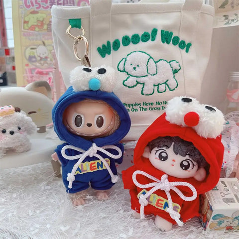 15cm Doll'S Clothes Outfit Accessories For Korea Kpop Exo Labubu Idol Dolls 10cm cotton doll crawling clothes pull-up Clothing