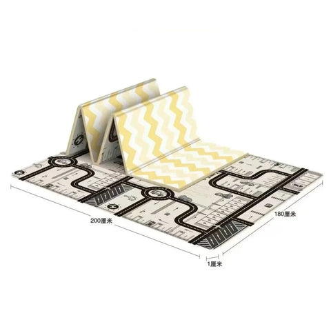 Foldable Baby Play Mat Puzzle Educational Mats Children's Carpets Baby Toys Kid Integrated Crawl Activitys Rugs Baby Accessories