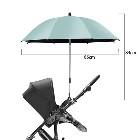 UV Protection Baby Stroller Umbrella With Clamp Universal Sunscree Rainproof Stroller Cover Umbrella  Baby Stroller Accessories