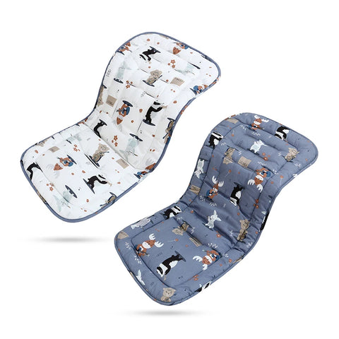 Comfortable Cotton Baby Stroller Pad Four Seasons General Soft Seat Cushion Child Cart Seat Mat Kids Pushchair Cushion For 0-27M