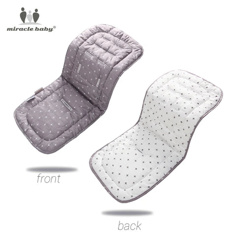 Comfortable Cotton Baby Stroller Pad Four Seasons General Soft Seat Cushion Child Cart Seat Mat Kids Pushchair Cushion For 0-27M