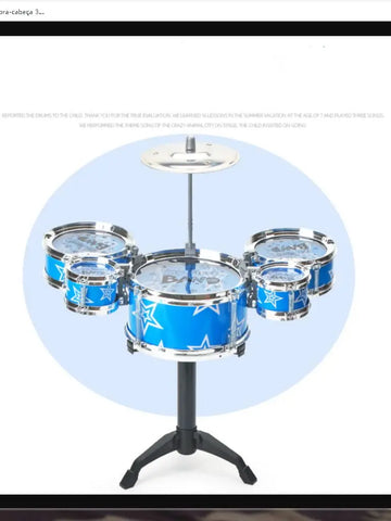 Drum sets for children beginners children's toys dynamic jazz drums for western percussion instrument
