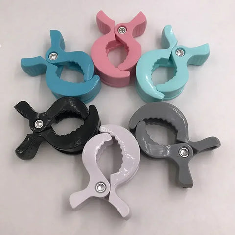 New 2Pcs Baby Strollers Hook Clip Alligator Clip Pram Peg Portable Baby Stroller Hook Kids Car Seat Baby Stroller Accessories