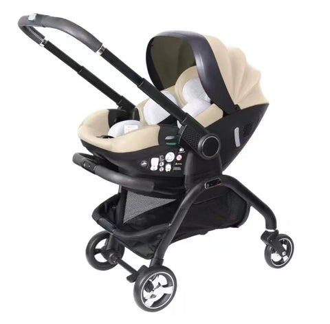 3in1 baby stroller, children's car seat, newborn stroller, portable, lightweight, luxurious, suitable for babies aged 0-12months