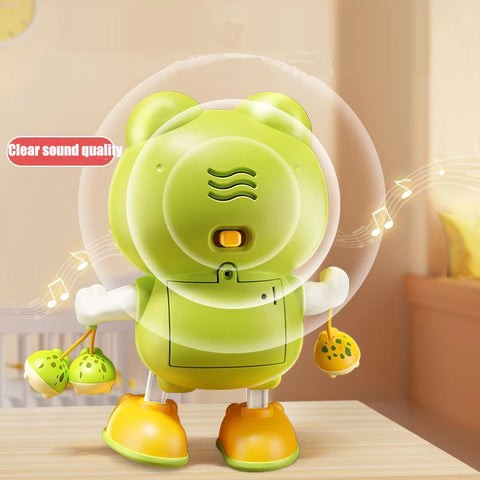 Electronic Pets Dancing Toy With Swing Light Music Cute Frog Cartoon Animal Baby  Learning To Crawl Toys For Kids Gift