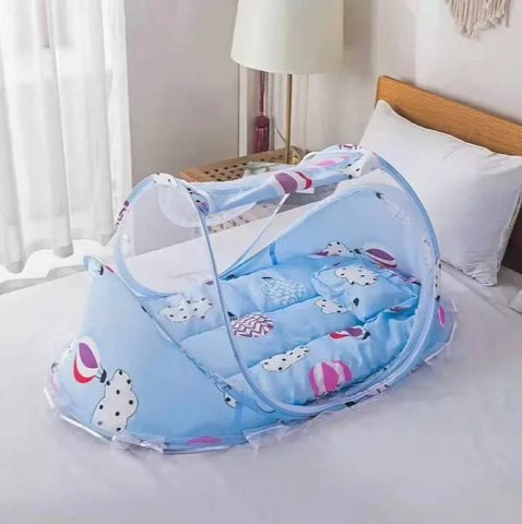 Baby Travel Bassinet Portable Bassinet-Folding Baby Bed Baby Bassinet Bed Mini Travel Crib Infant Travel Bed with Mosquito Net