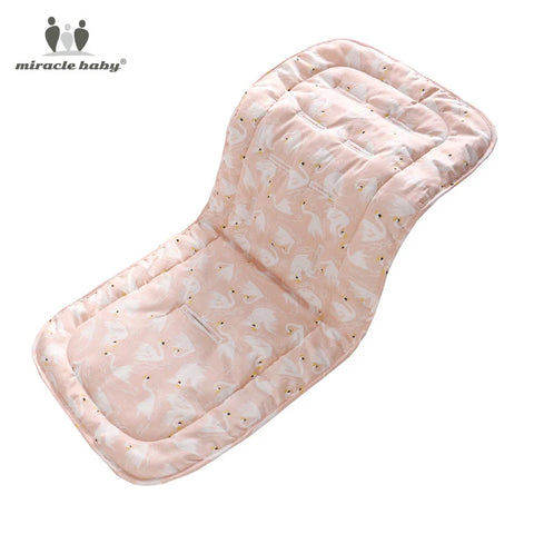 Comfortable Cotton Baby Stroller Pad Four Seasons General Soft Seat Cushion Child Cart Seat Mat Kids Pushchair Cushion For 0-27M