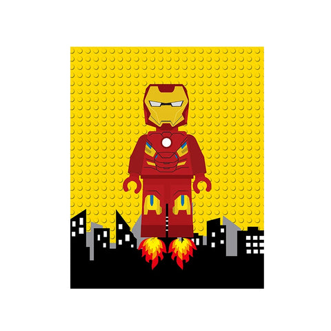 Cartoon Marvel Hero Spiderman Poster and Prints Boy Room Wall Pictures Decor Iron Man Superheroes Art Canvas Painting Kids Gifts