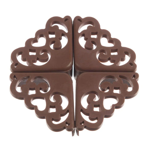 4Pcs/lot Hollow Out Flower Pattern Soft Baby Safe Corner Protector Baby Kids Table Desk Corner Guard Children Safety Edge Guards