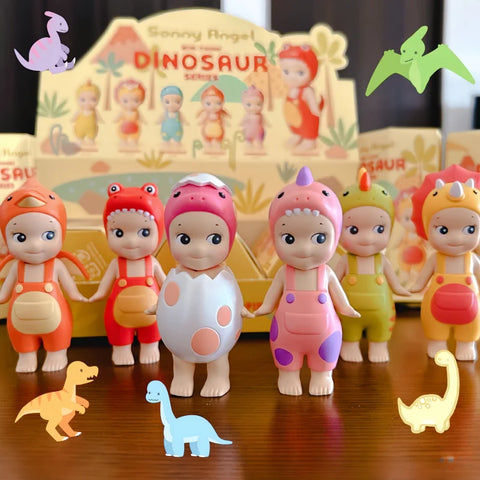 Sonny Angel Dinosaur Series Blind Box Angel Cute Mini Figure Model Limited Collection Doll Room Decoration Toys Birthday Gift