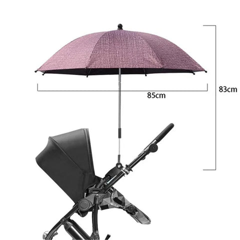UV Protection Baby Stroller Umbrella With Clamp Universal Sunscree Rainproof Stroller Cover Umbrella  Baby Stroller Accessories
