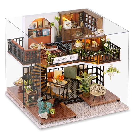 Doll House Handmade 3D Puzzle Making Building Model Kit Production And Assembly Room Toys Wooden Crafts DollHouse Birthday Gifts