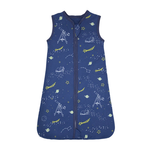 Baby Sleeping Bag Summer Thin Baby Sleepsack Kids Sleepwear Anti-Kick Blanket 3-18Months Stars Sky Cartoon Print 100% Cotton