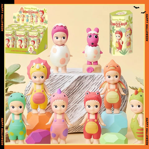 Sonny Angel Dinosaur Series Blind Box Angel Cute Mini Figure Model Limited Collection Doll Room Decoration Toys Birthday Gift