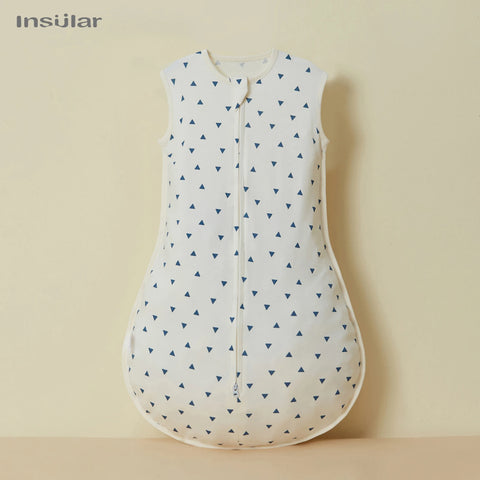 Insular Baby Sleep Sack Sleepping Bag Unisex Sleeveless 100% Cotton Wearable Bedding Blanket Suit Summer Soft For Baby Toddler