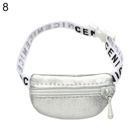 Fashion Handmand Doll Belt Bag For 1/11 OB11 Dolls DIY Doll Toys Backpack 1/6 1/8 1/12 BJD Dolls Bag Accessories