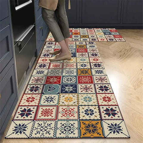 Non-slip Kitchen Carpets for Living Room Long Area Rug Kitchen Floor Mat Carpets Entrance Door Mat Home Decor Alfombra Tapis 러그