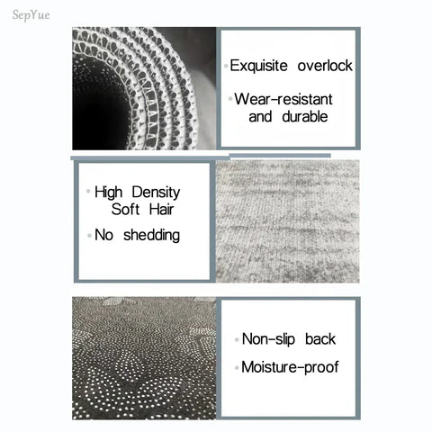 Non-slip Kitchen Mat Long Rugs Crystal Velvet Carpet for Living Room Absorbent Foot Mats Bedroom Doormat Alfombra Small Rugs