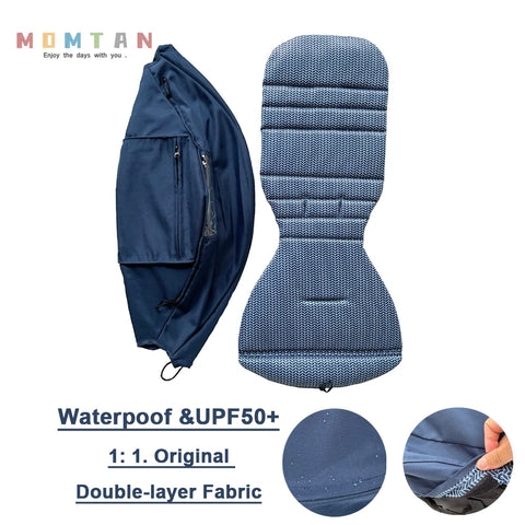 MomTan Stroller Replacement Colth Set For YOYO ,YOYO+ ,YOYO2 Strollers , Waterproof Double Lay 1:1 Original Fabric