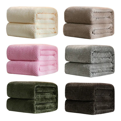 Thicken Baby Blanket Soft Fleece Quilt for Newborn Swaddle Wrap Baby Bedding Accessories Sofa Blanket Stroller Cover Kids Gift