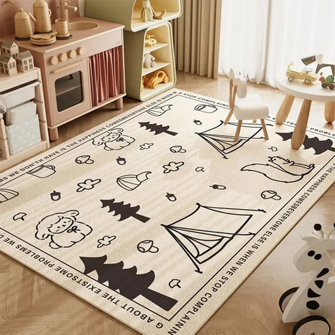 Space Astronauts Carpet for Living Room Home Decoration Sofa Table Large Area Rugs Bedroom Bedside Floor Mat Bathroom Door Mat